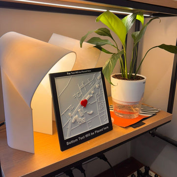Personalized 3D city map – a unique Valentine’s Day gift for couples.